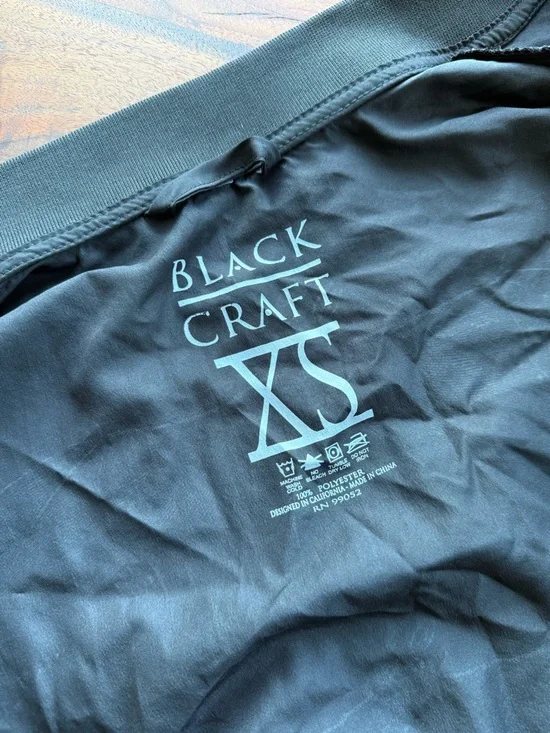 RARE Blackcraft Cult Release the Bats Bomber Jacket with Bat Print - Picture 7 of 7